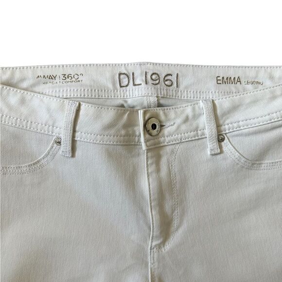 DL1961 Emma Legging Jeans in Milk White Size 30 x 28 - Picture 14 of 15
